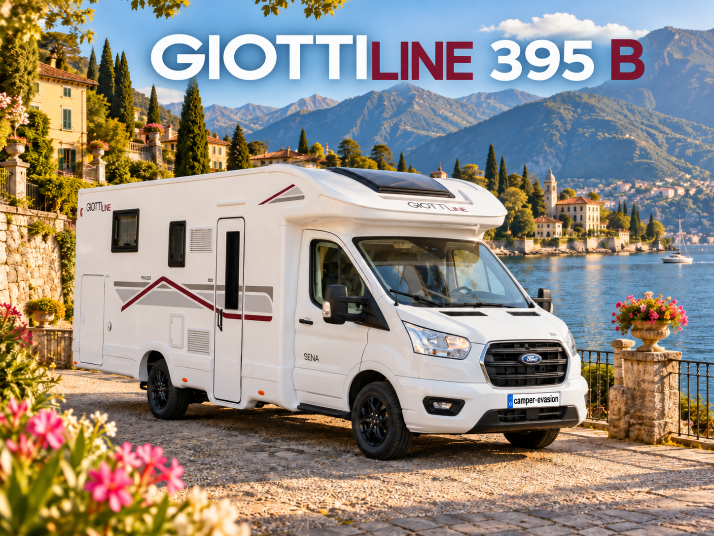 Giottiline 395 B au bord du lac